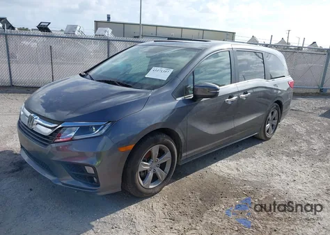 2019 Honda Odyssey Ex-L из США, поврежденный, VIN 5FNRL6H74KB094181
